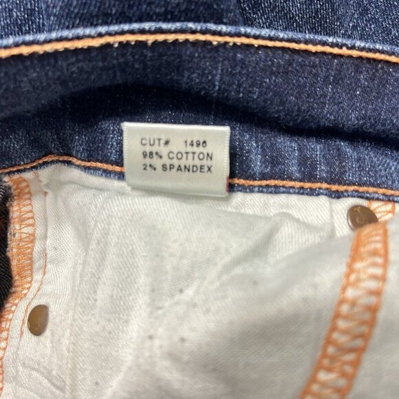 J Brand LOVESTORY Blue Low Rise Wide Leg Jeans Size 26 - Picture 7 of 11